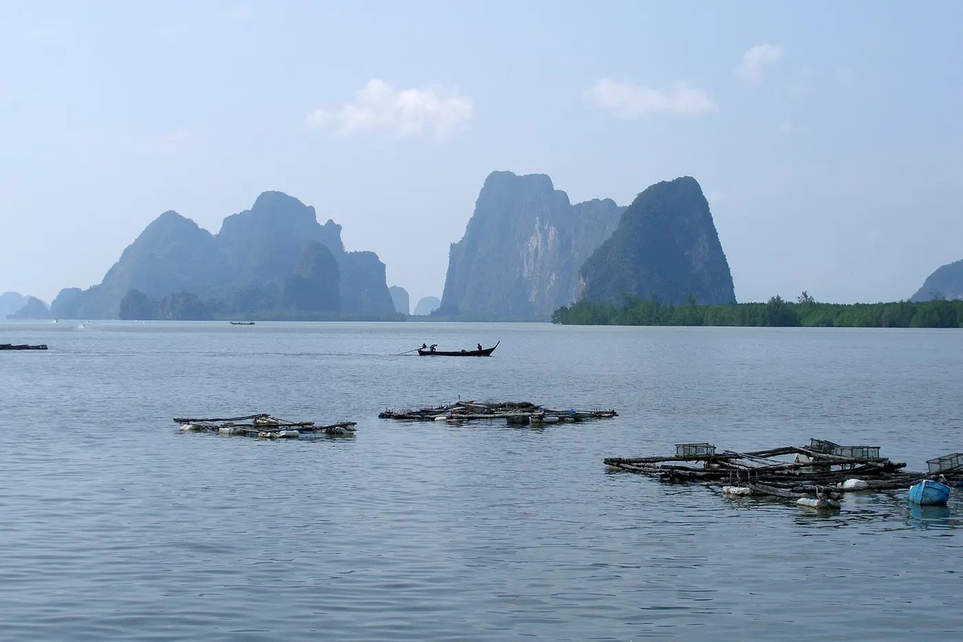 Limestone islands in Phang Nga Bay